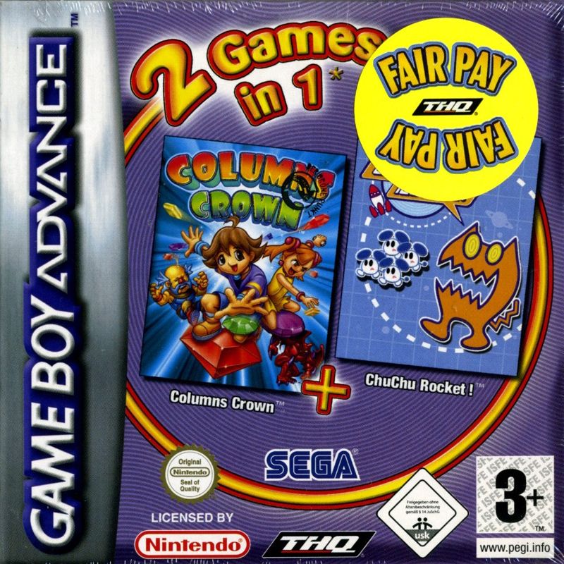ChuChu Rocket box art for GameBoy Advance